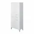 Doppia Colonna Bagno 60x148 cm colore Bianco con 3 Ante e 1 Cassetto Feridras - 6