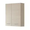 Pensile Bagno color Larice 60x70 cm con Ante Reversibili Feridras - 5
