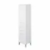 Colonna Bagno Bianca Porta Asciugamani H.154 Multiuso Con 5 Cassetti Feridras - 5