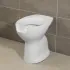 Vaso Per Disabili in Ceramica Bianco con Apertura Frontale h. 48 cm