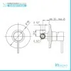 Scheda tecnica Miscelatore Doccia Incasso Piralla serie Essenza 0ES00410A16