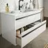 Mobile bagno da 120 cm Nilo con 4 cassetti lavabo e 2 specchi