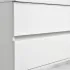 Cassetti della composizione bagno sospesa 90 cm Duble bianco lucido