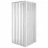 Box Doccia a Soffietto 80x80 cm in PVC Riducibile con Apertura Centrale