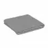Asciugamani viso in 100% cotone colore grigio 55x100 cm