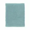 Asciugamani per il viso cotone verde acqua 55x100 cm
