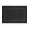 Tappeto scendi doccia 100% cotone colore Nero 45x65 cm