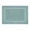 Tappeto scendi doccia 100% cotone verde acqua 45x64 cm