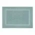 Tappeto scendi doccia 100% cotone verde acqua 45x64 cm