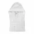 Accappatoio per il bagno 100% cotone bianco taglia L con tasche e cintura
