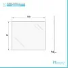 Specchio filo lucido reversibile 70x105 cm