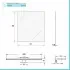 Specchio filo lucido reversibile 70x90 cm