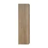 Colonna bagno sospesa reversibile H.138 cm Master in rovere miele