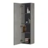 Colonna bagno sospesa L. 35 cm Master grigio