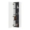 Colonna bagno sospesa aperta H138 cm linea Master bianco opaco reversibile