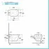 Disegno tecnico Tazza bagno sospesa