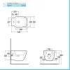 Scheda Tecnica Bidet Sospeso