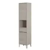 Colonna bagno da terra linea Way rovere chiaro