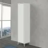 Colonna bagno porta scopa da 40 cm linea Way colore bianco lucido