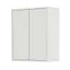 Pensile bagno 60 cm bianco lucido linea Way 2 ante apertura push