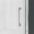 Box doccia nicchia serie Icon 140 cm con maniglia in abs cromato