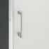 Box doccia nicchia serie Icon 100 cm con maniglia in abs cromato