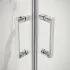 Cabina doccia 70x70 cm serie Icon con maniglia in abs cromato
