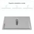 Soffione doccia quadrato 30x30 cm con supporto orientabile a snodo