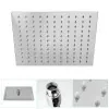 Funzionalità del soffione doccia slim quadrato 30x30 cm in acciaio cromo
