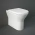 Vaso filo parete rimfree serie Resort con copriwater avvolgente