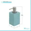 Scheda tecnica dispenser sapone liquido turchese pastello