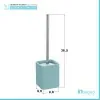 Scheda tecnica portascopino da appoggio turchese pastello