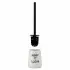 Portascopino da appoggio linea Wash in ceramica bianco con scritte nere