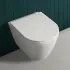 Wc sospeso rimfree serie Feeling in ceramica con finitura bianco matt