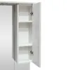 pensile Mobile da Terra 105 cm in rovere bianco