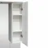 pensile Mobile da Terra 105 cm in rovere bianco