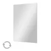 Specchio a filo lucido 100x60 decorativo con installazione reversibile (posizionabile sia orizzontalmente che verticalmente)