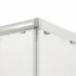 Box doccia angolare 70x70 cm Geo doppio scorrevole in cristallo trasparente