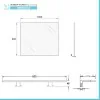 scheda Specchio bagno LED reversibile