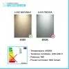 Specchio bagno con lampada LED