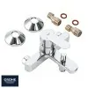 Miscelatore vasca e doccia GROHE BauEdge in ottone cromato