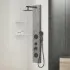 Colonna doccia idromassaggio in acciaio inox 3 funzioni effetto pietra