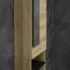 Pensile Bagno stile Industrial Sospeso H. 135 Rovere Effetto Legno