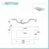 Mobile Bagno Sospeso Effetto Legno 80x47 cm con Specchio Tondo