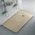 Piatto doccia su misura 80x140 Karen in resina tortora effetto pietra
