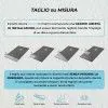 Piatto doccia resina 70x140 riducibile su misura