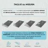 Piatto doccia resina 80x80 riducibile su misura