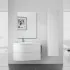 Pensile bagno perfettamente compatibile con mobile sospeso 90 cm Melody