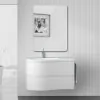 Composizione bagno sospesa Melody 90 bianco opaco