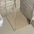 Piatto doccia 70x100 riducibile in resina pietra tortora serie Agorà